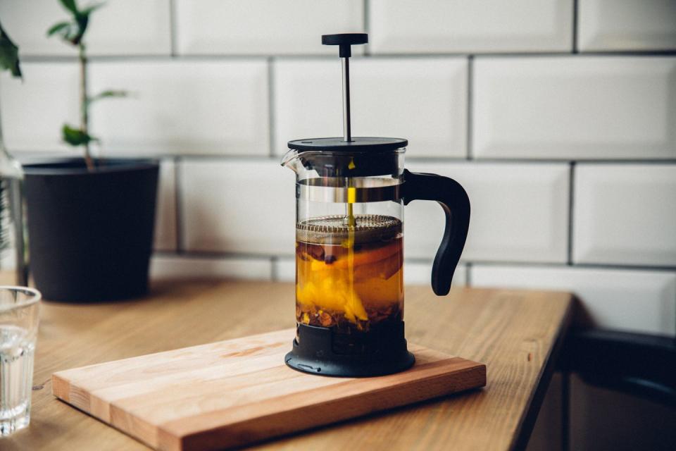 You can make tea in a French press.