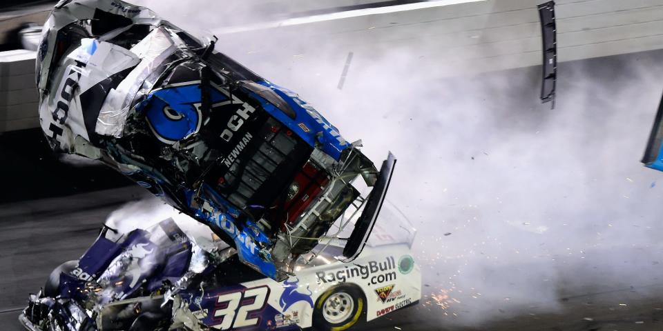 Ryan Newman wreck at the Daytona 500