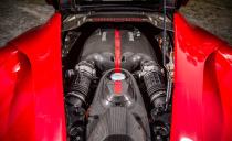 <p>So much wonderful sound. So much horsepower-730 in <a rel="nofollow noopener" href="http://www.caranddriver.com/reviews/2013-ferrari-f12berlinetta-first-drive-review
" target="_blank" data-ylk="slk:the F12;elm:context_link;itc:0;sec:content-canvas" class="link ">the F12</a>; a whopping 789 in <a rel="nofollow noopener" href="http://www.caranddriver.com/reviews/2014-ferrari-laferrari-first-drive-review
" target="_blank" data-ylk="slk:the LaFerrari;elm:context_link;itc:0;sec:content-canvas" class="link ">the LaFerrari</a>, pre-electric assist. So delightfully amazing. More, please. (2014 Ferrari LaFerrari engine pictured)</p>