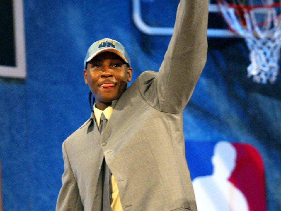 carmelo anthony 2003 nba draft