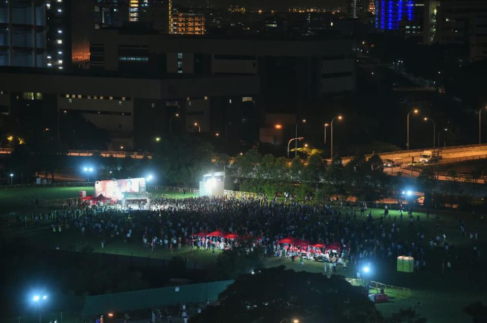 The size of the crowd at the SDP rally. (Photo: Joseph Nair)