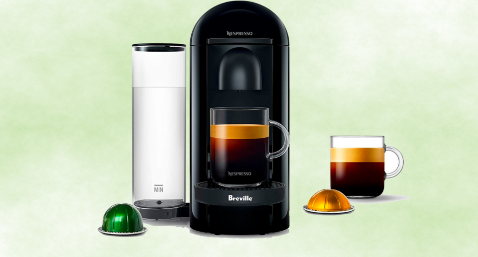 Save 33% on the Nespresso VertuoPlus Espresso Machine by Breville.