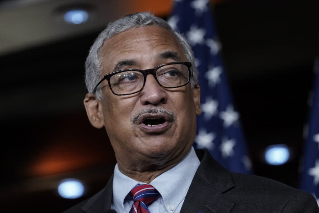 WASHINGTON, DC – JULY 29: U.S. Rep. Bobby Scott (D-VA) speaks during a news conference about the Child Care Is Essential Act and the Child Care For Economic Recovery Act at the U.S. Capitol on July 29, 2020 in Washington, DC. (Photo by Drew Angerer/Getty Images)
