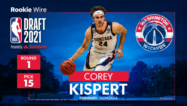 Corey Kispert Selected No. 15 Overall by the Washington Wizards