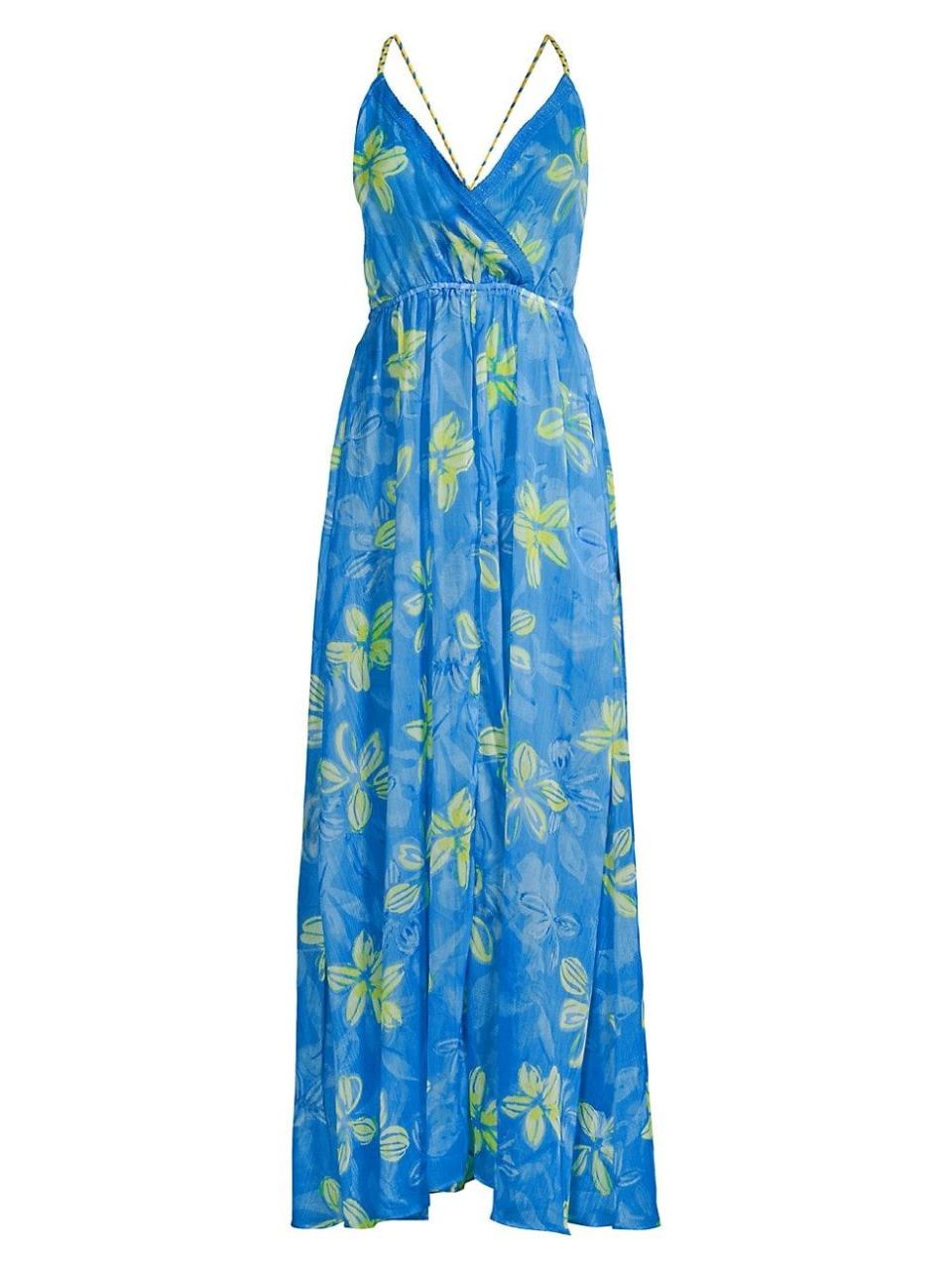 2) Cienna Floral Maxi Dress