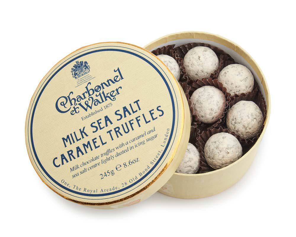 Charbonnel et Walker Dark Sea Salt Caramel Truffles