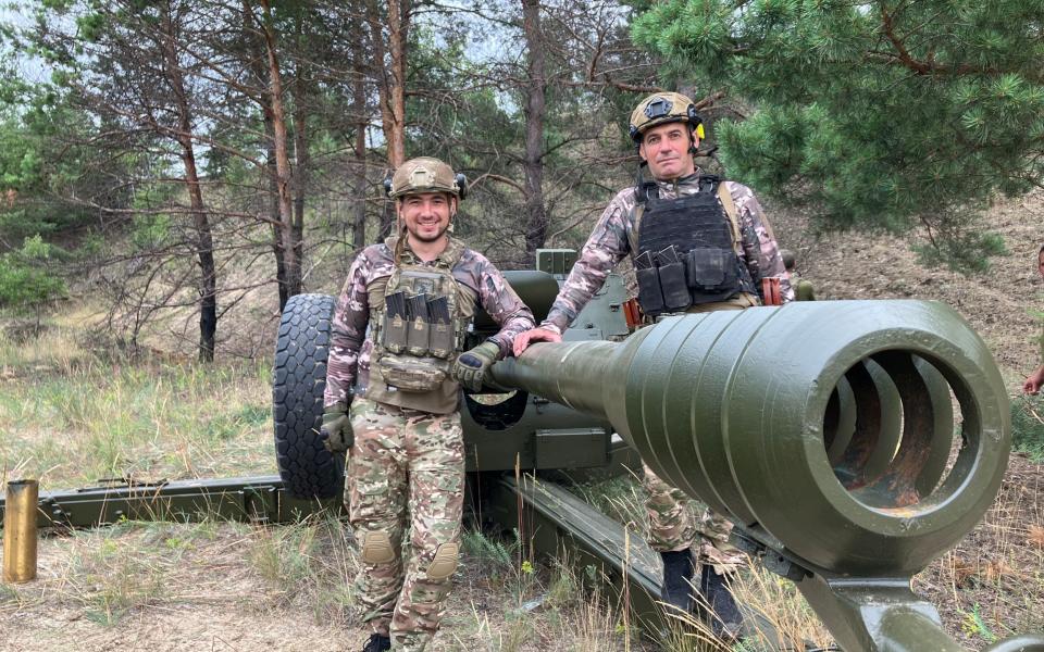 The father and son have manned a 1973 Soviet Howitzer in battles all over Ukraine