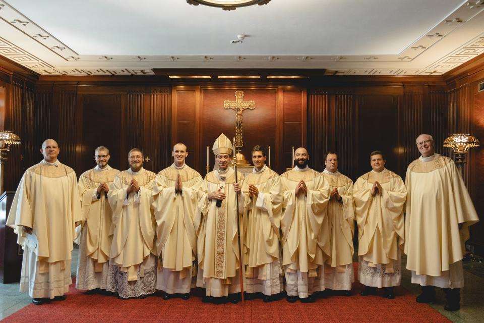 Seven men were ordained as priests for the Archdiocese of Cincinnati on Saturday.