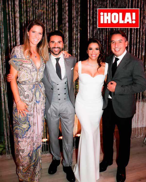 Sharon Fastlicht, Pepe Bastón, Eva Longoria y Emilio Azcárraga Jean