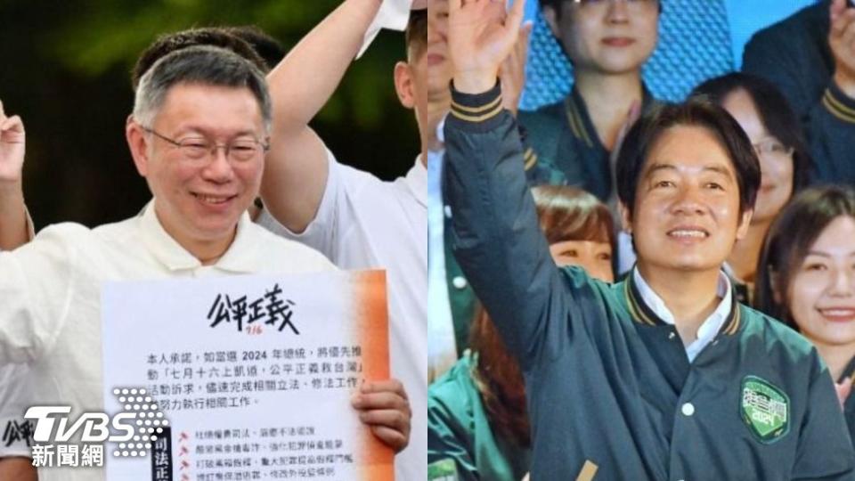 民眾黨總統參選人柯文哲、民進黨總統參選人賴清德都屬豬。（圖／TVBS資料畫面、胡瑞麒攝）