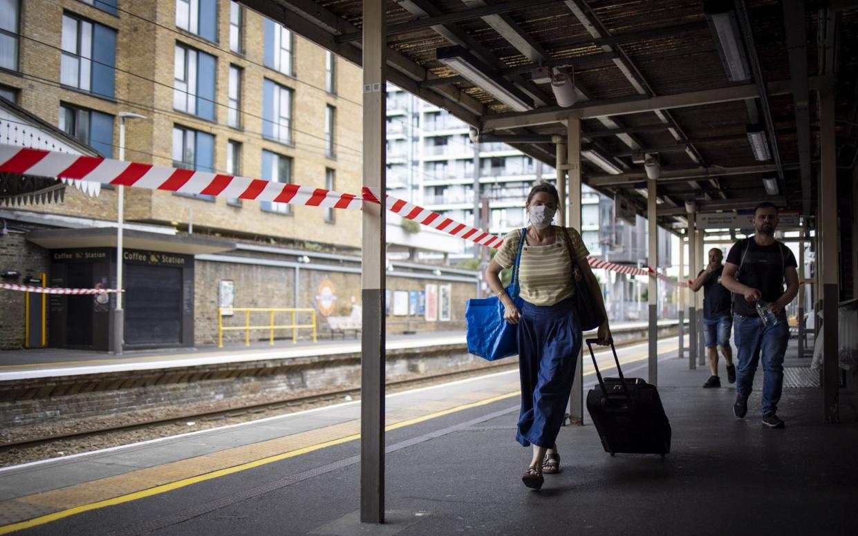 strike train weekend rail tube strikes rmt aslef august 19 august 20 industrial action commuter london underground national - TOLGA AKMEN/EPA-EFE/Shutterstock/Shutterstock