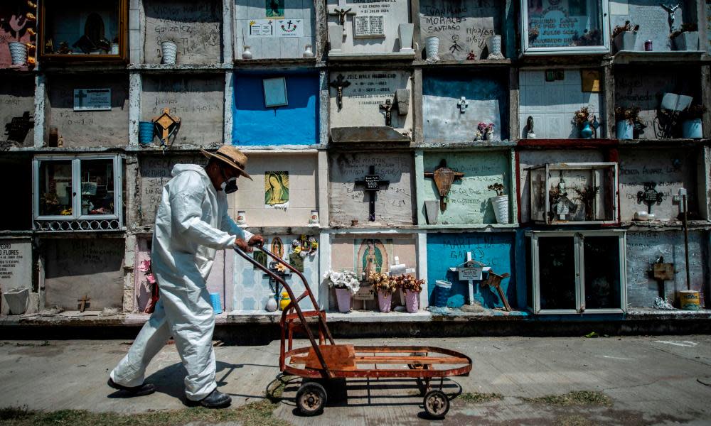 <span>Photograph: Pedro Pardo/AFP via Getty Images</span>