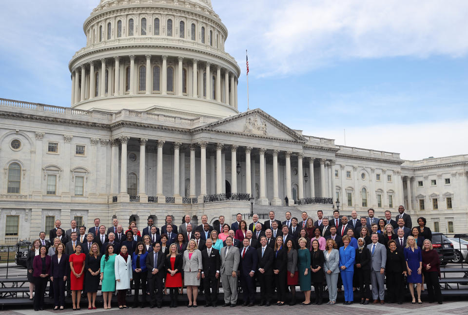 Newly elected members of the House of Representatives 