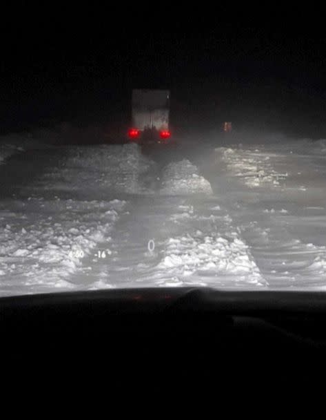 PHOTO: Minnesota man made a 400-mile drive through a blizzard to transport a kidney to a hospital in North Dakota, where a man in kidney failure was waiting for a transplant. (Courtesy of Lucas Baker)