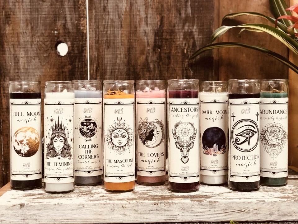 Tamed Wild Spell Candles