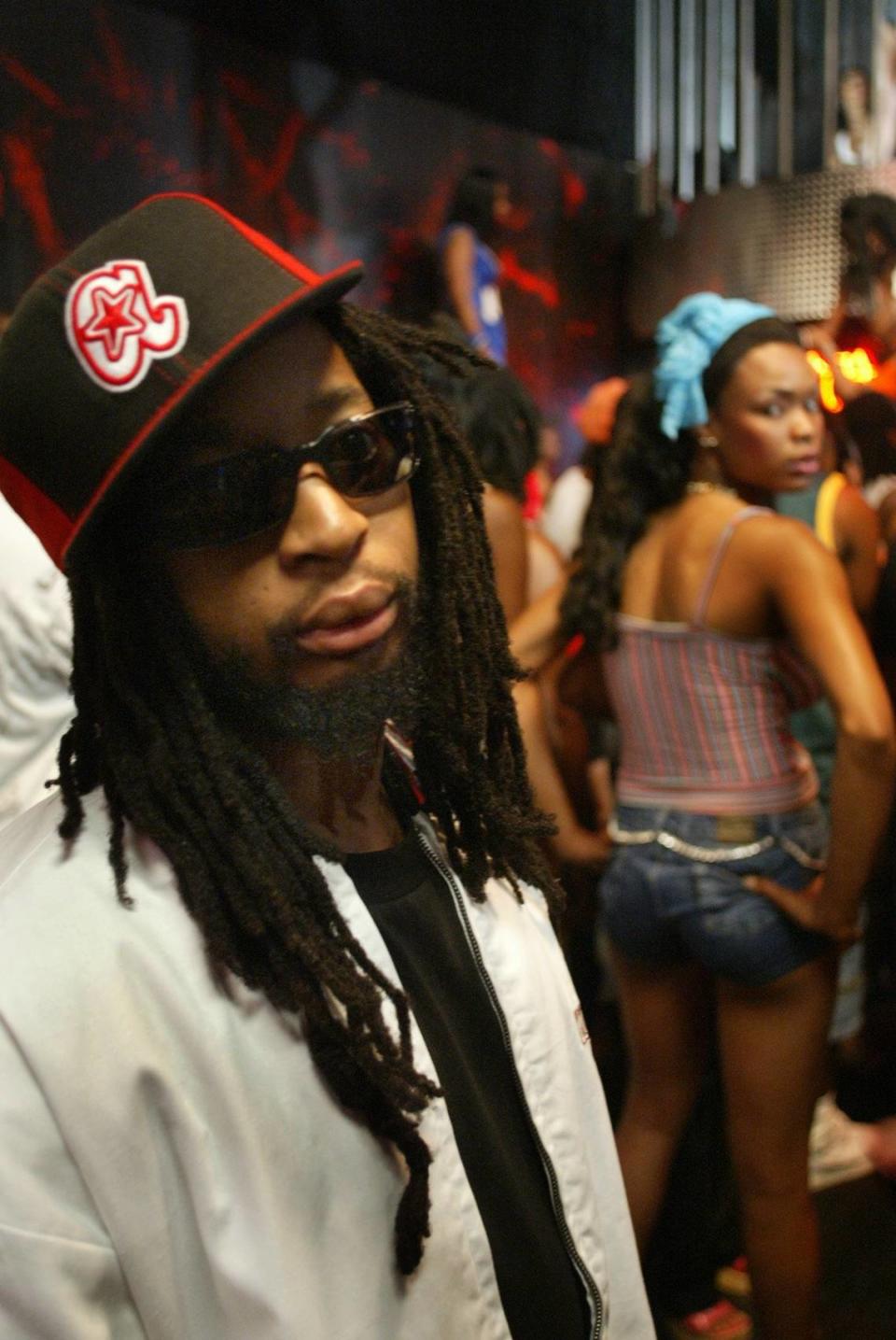 Rapper Lil Jon, during a 2003 filming of a music video at Club Menage on South Beach.
