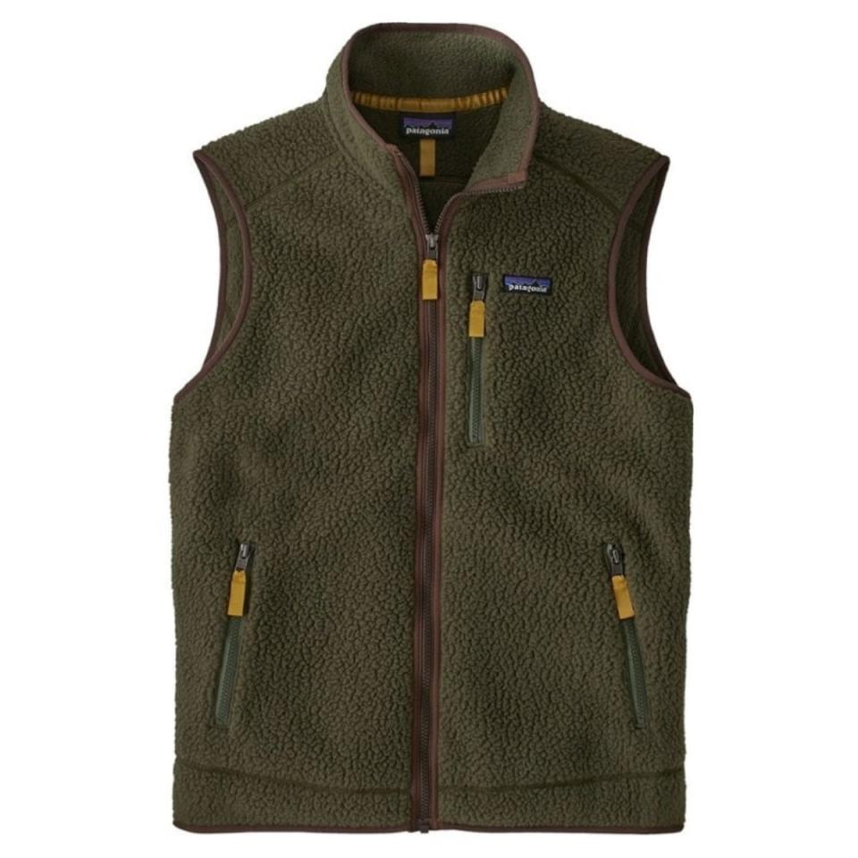 <p><a href="https://go.redirectingat.com?id=74968X1596630&url=https%3A%2F%2Fwww.rei.com%2Fproduct%2F231494%2Fpatagonia-retro-pile-vest-mens&sref=https%3A%2F%2F" rel="nofollow noopener" target="_blank" data-ylk="slk:Shop Now;elm:context_link;itc:0;sec:content-canvas" class="link ">Shop Now</a></p><p>Retro Pile Vest Men's</p><p>patagonia.com</p><p>$96.73</p>