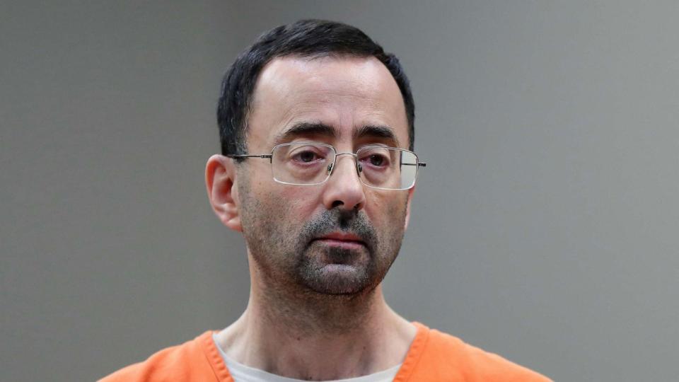 PHOTO: In this Nov. 22, 2017 file photo, Dr. Larry Nassar appears in court for a plea hearing in Lansing, Mich. (Paul Sancya/AP, FILE)