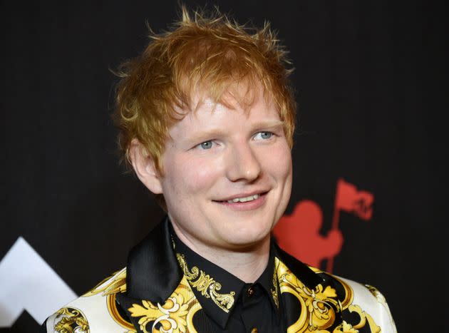 Ed Sheeran arrives at the MTV Video Music Awards on Sept. 12, 2021, in New York. The singer said recently that he hasn't carried a phone with him since 2015. (Photo: via Associated Press)