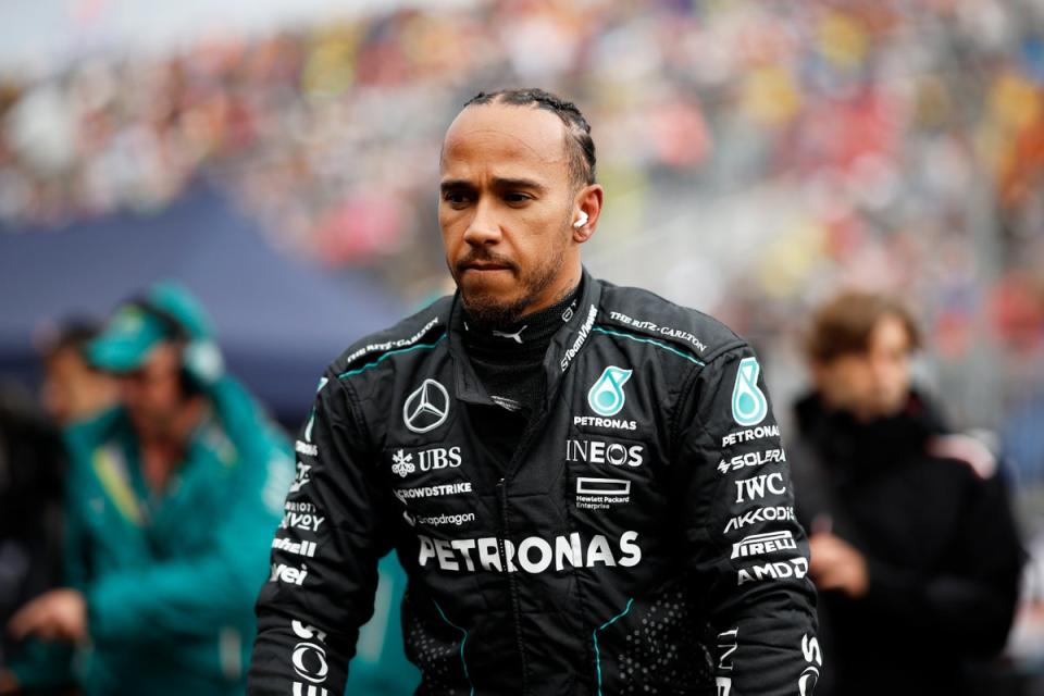 Lewis Hamilton finished fourth in Sunday’s Canadian Grand Prix (Getty Images)