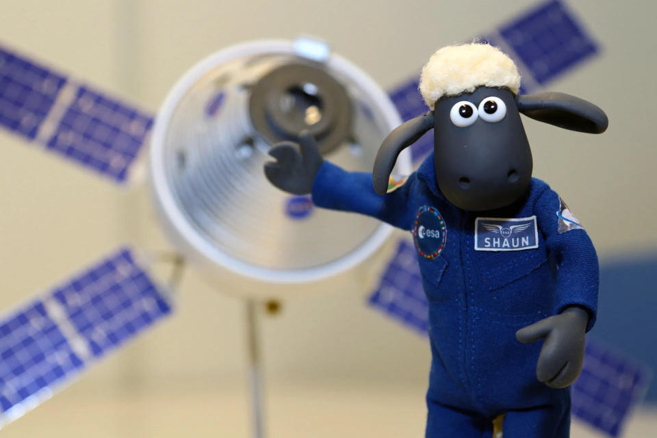 Shaun the Sheep fue el primer miembro de la tripulación llamado para la misión lunar Artemis I.