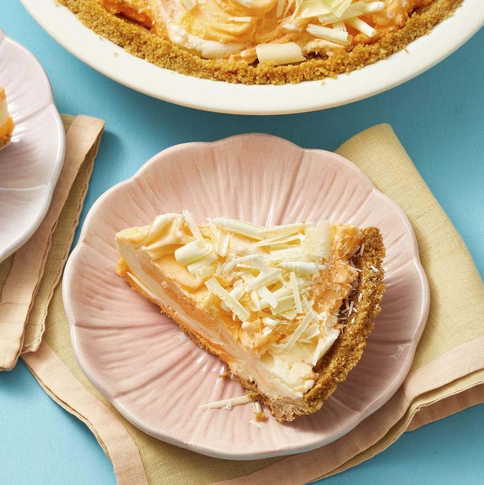 orange desserts ice cream pie