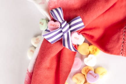 Conversation Heart Napkin Rings