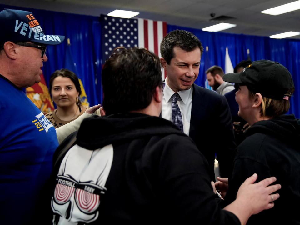 Democratic 2020 U.S. presidential candidate Pete Buttigieg attends a campaign event in Reno, Nevada, U.S., on February 17, 2020: REUTERS/Eric Thayer