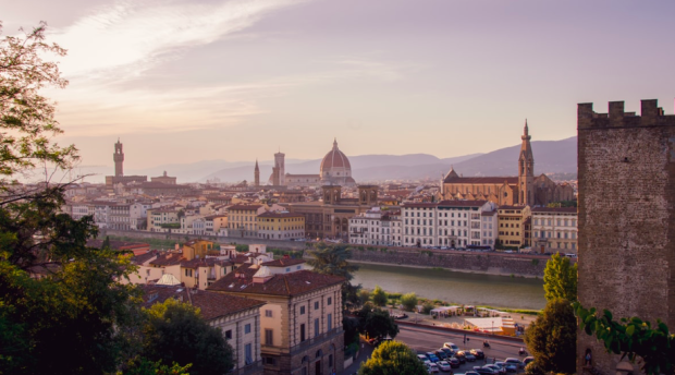 <p>Unsplash</p><p>The city of Florence is an iconic getaway for those looking to toast their anniversary. Couples can tour the historic city by horse-drawn carriage or take a stroll among Renaissance sculptures in the Boboli Gardens. Finally, take in the romantic sunset on the picturesque Ponte Santa Trinita, a centuries-old stone bridge in the heart of the city before spending the night at <a href="https://go.skimresources.com?id=113896X1572730&xs=1&url=https%3A%2F%2Fwww.tripadvisor.com%2FHotel_Review-g187895-d866681-Reviews-Four_Seasons_Hotel_Firenze-Florence_Tuscany.html&sref=https%3A%2F%2Fparade.com%2F1002608%2Fmarynliles%2Fbest-anniversary-getaways%2F" rel="noopener" target="_blank" data-ylk="slk:Four Seasons Hotel Firenze;elm:context_link;itc:0;sec:content-canvas" class="link ">Four Seasons Hotel Firenze</a>.</p><p><strong>Related:</strong> <a href="https://parade.com/982862/zoeroscoe/best-weekend-getaways/" rel="nofollow noopener" target="_blank" data-ylk="slk:115 Best Quick Weekend Getaways;elm:context_link;itc:0;sec:content-canvas" class="link "><strong>115 Best Quick Weekend Getaways</strong></a></p>