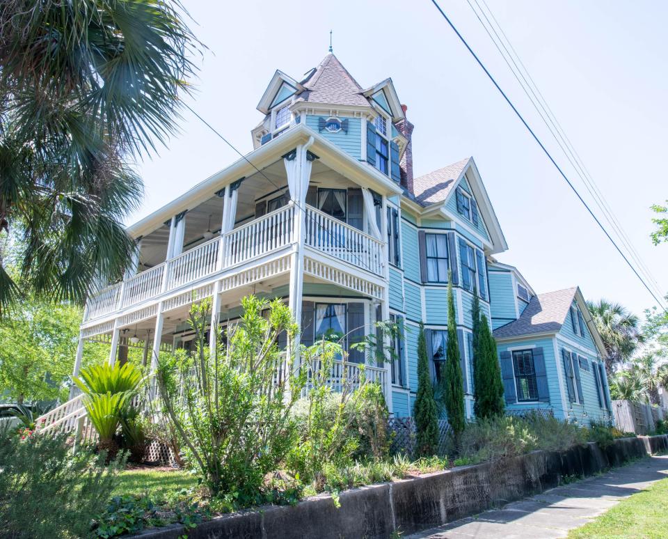 The historic Marzoni House, listed as The Old Spanish Consulate Sky and Pool on Airbnb, in Pensacola on Tuesday, April 25, 2023.