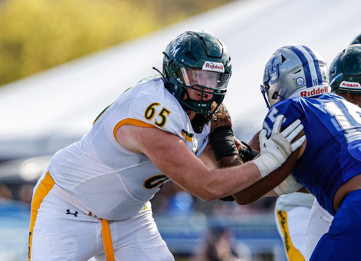 2023 NFL draft: Detroit Lions pick William & Mary OL Colby Sorsdal in fifth  round 