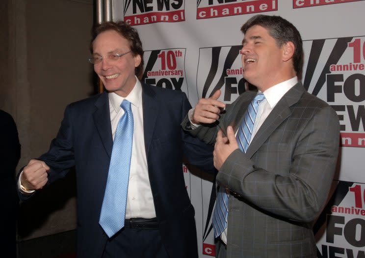 Alan Colmes and Sean Hannity. (Photo: Duffy-Marie Arnoult/WireImage)