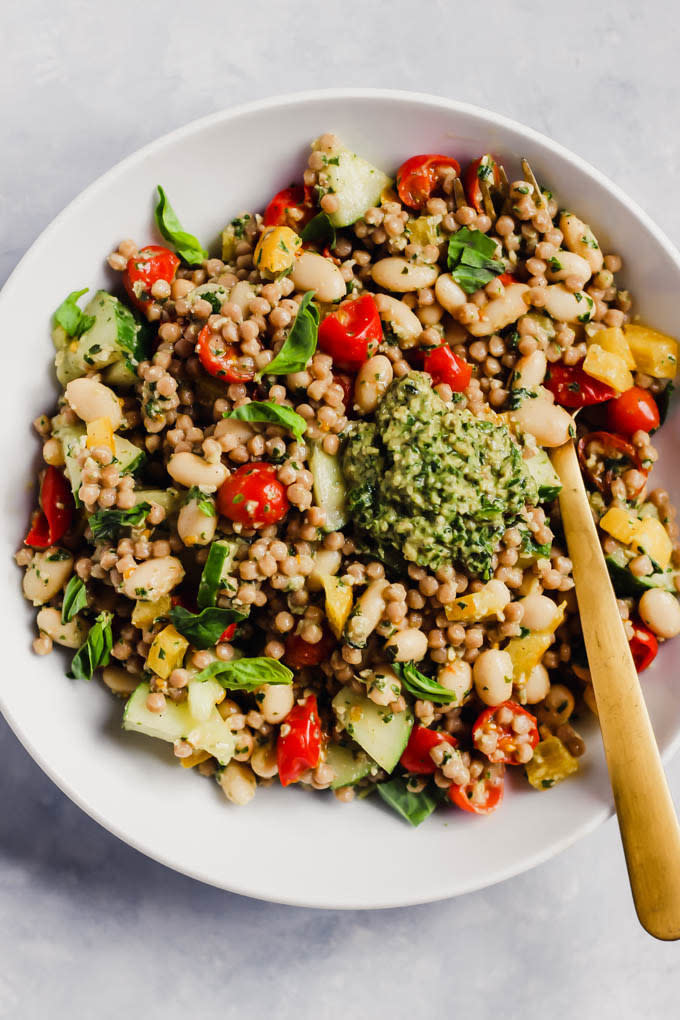 Pesto Couscous Salad