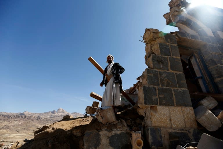 A Saudi-led coalition began air strikes in Yemen in March 2015 in support of the internationally recognised government in its fight against Iran-backed Huthi rebels