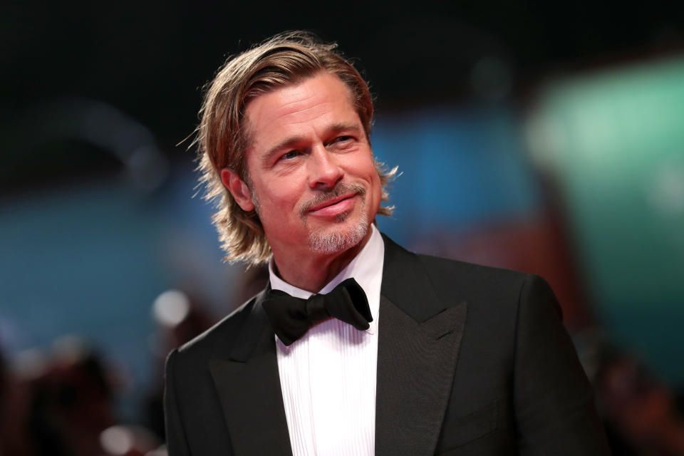 VENICE, ITALY - AUGUST 29: Brad Pitt walks the red carpet ahead of the "Ad Astra" screening during the 76th Venice Film Festival at Sala Grande on August 29, 2019 in Venice, Italy. (Photo by Vittorio Zunino Celotto/Getty Images)