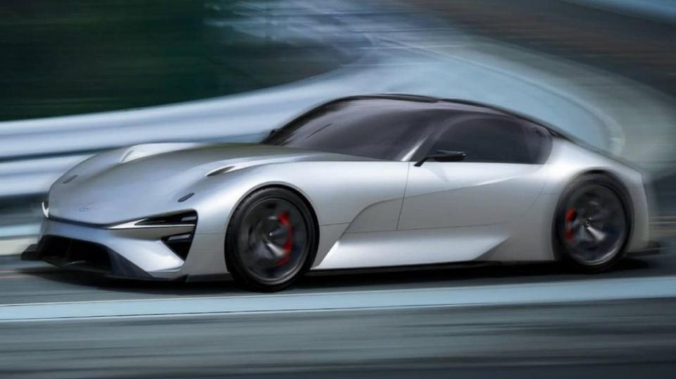 Lexus Electrified Sport有著0~100km/h加速兩秒不到即可完成的強大性能。(圖片來源/ Lexus)