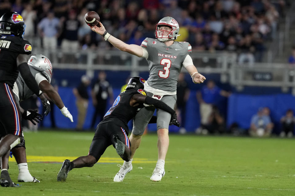 Why is UNLV QB Matthew Sluka walking away from his undefeated team