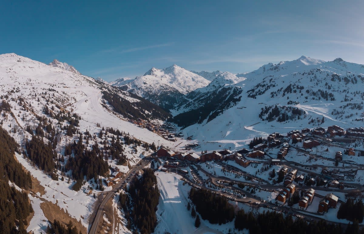 Aerial panorama view of Meribel village, where man died (Getty Images/iStockphoto)