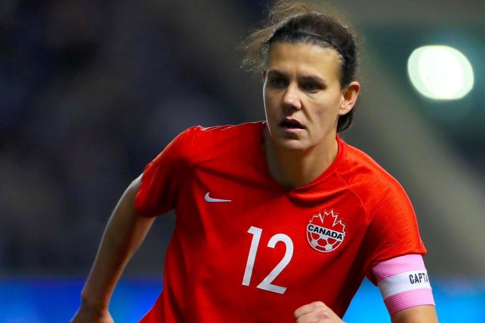 Canada captain Christine Sinclair claimed her team was threatened by legal action (Mike Egerton/PA) (PA Archive)