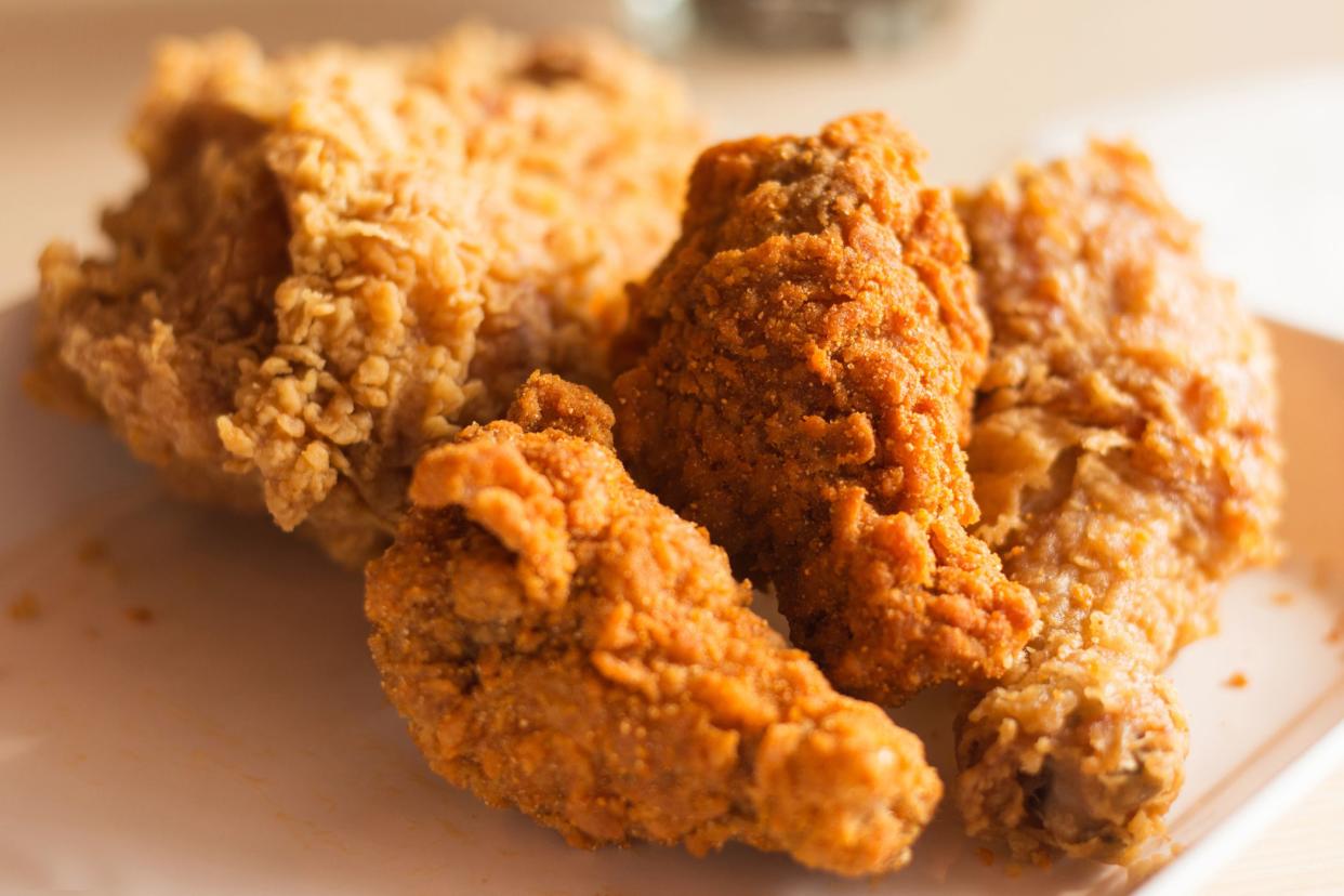 fried chicken close-up