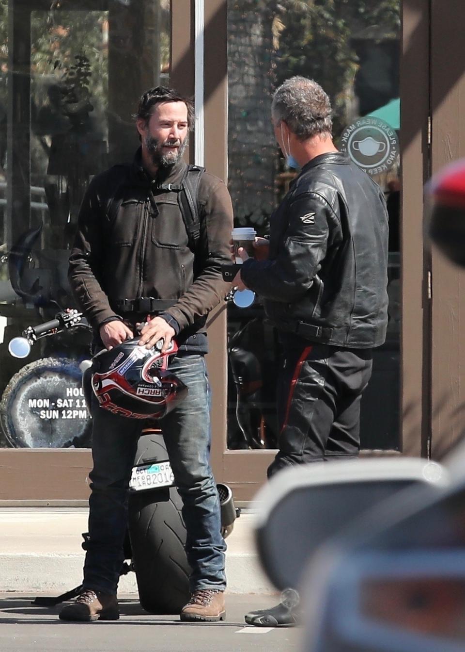 Keanu Reeves in Malibu, March 9, 2021.