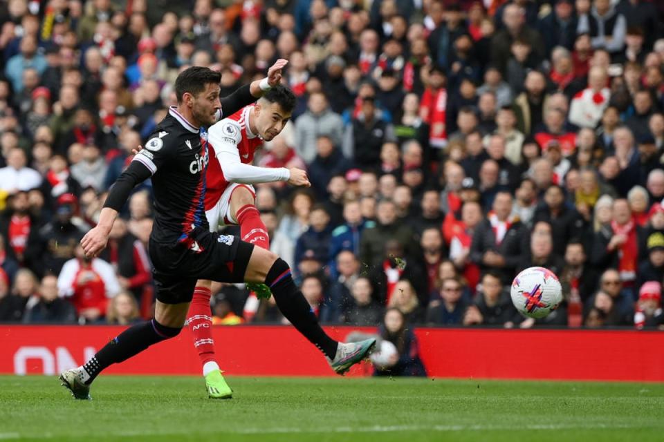 Martinelli fired the opener as Arsenal bounced back from their European exit (Getty)