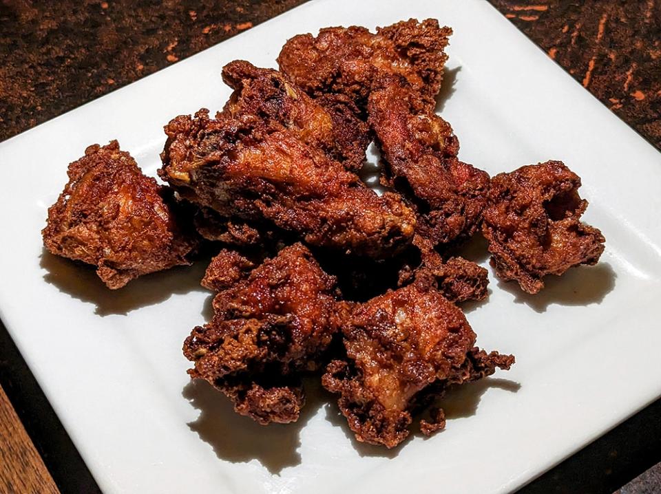 Fried Nam Yue Chicken: the perfect accompaniment for even more drinking.