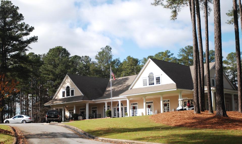 The clubhouse at the Jones Creek golf club.