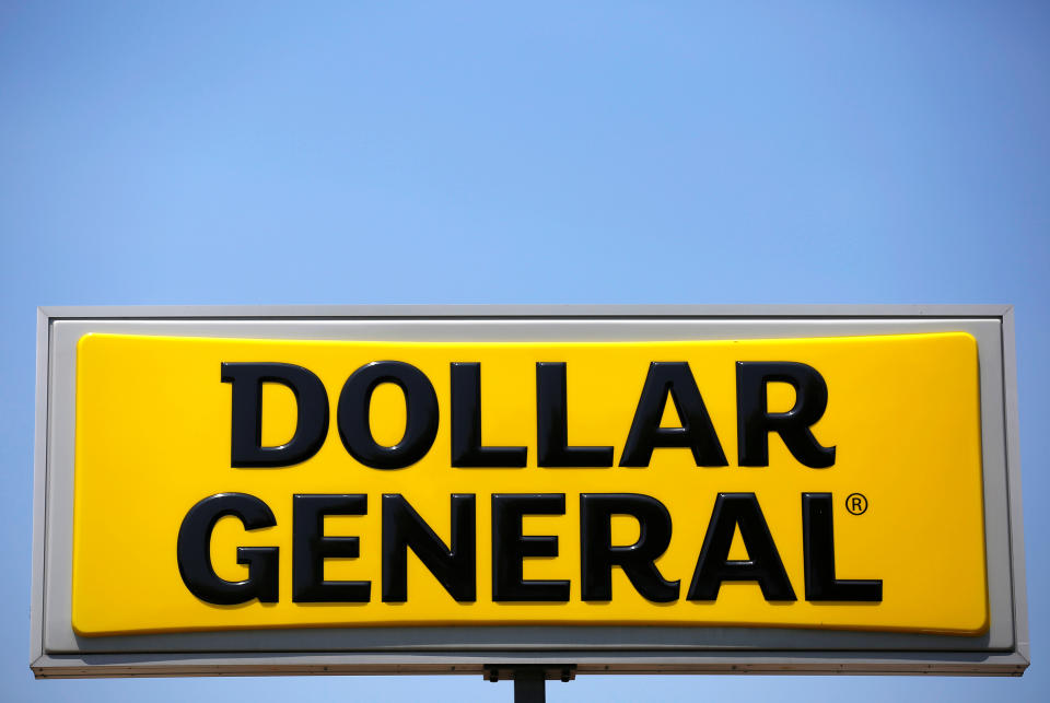 A sign is seen outside a Dollar General store in Chicago, Illinois, U.S. May 23, 2016.   REUTERS/Jim Young