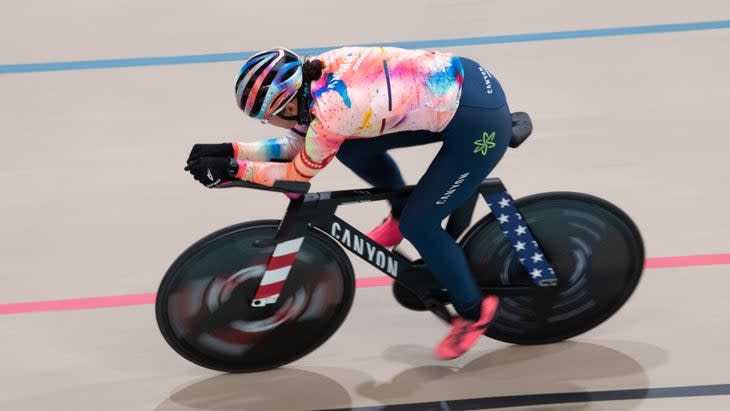 <span class="article__caption">Dygert during training in November in Colorado Springs. (Photo: Casey Gibson/VeloNews)</span>