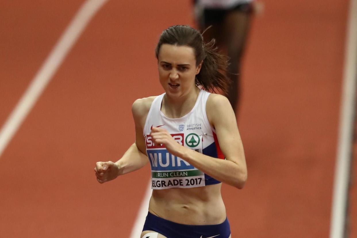 Laura Muir in Belgrade earlier this year: Getty Images