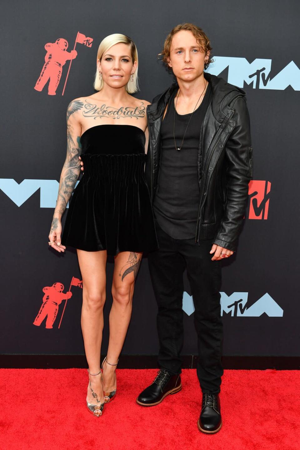 Skylar Grey and husband MTV Video Music Awards, Arrivals, Prudential Center, New Jersey, USA - 26 Aug 2019