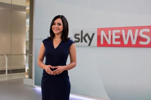 A vile troll told Nazaneen Ghaffar to "get a grip" and "cut out the carbs" in a scathing tweet: Sky News