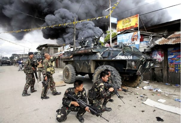 菲律賓軍方與菲共「新人民軍」（NPA）展開激戰，擊斃叛軍多人。   圖 : 翻攝自大圖鑑/肥佬茄子